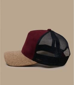 Trucker Corduroy Burgundy Cork Black 10 Trucker Corduroy Burgundy Cork Black -Arrêt. Aller. Chapeau. trucker corduroy burgundy cork black 2