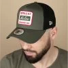 NEW ERA Trucker State Patch Olive -Arrêt. Aller. Chapeau. trucker state patch olive