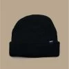 HUF Usual Beanie Black 2 HUF Usual Beanie Black -Arrêt. Aller. Chapeau. usual beanie black