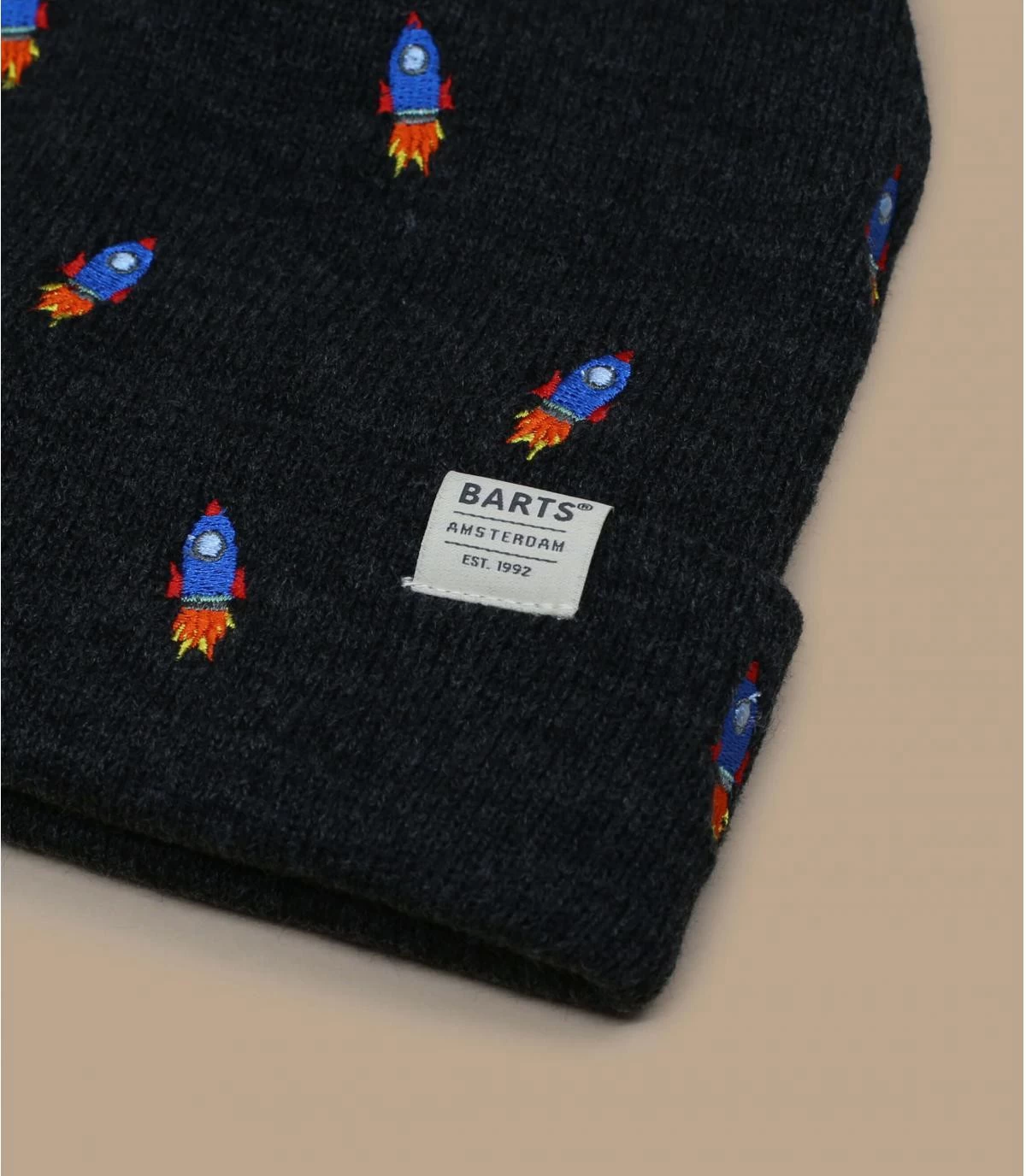 Barts Vinson Beanie Kids Dark Heather 5 Barts Vinson Beanie Kids Dark Heather – Image 3