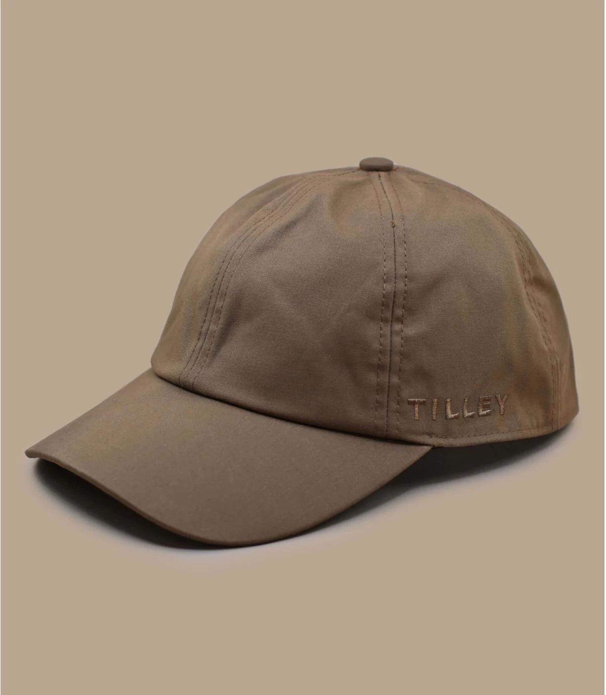 Tilley Waxed Millerain Baseball Cap British Tan 5 Tilley Waxed Millerain Baseball Cap British Tan – Image 3