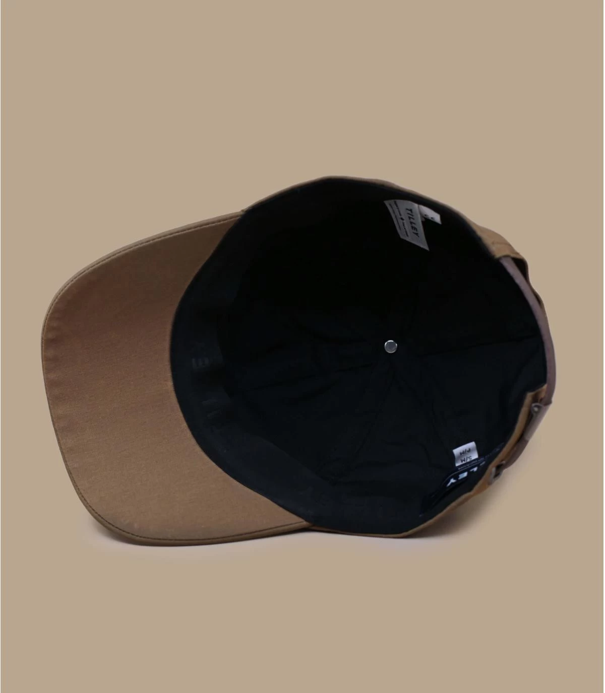 Tilley Waxed Millerain Baseball Cap British Tan 8 Tilley Waxed Millerain Baseball Cap British Tan – Image 6