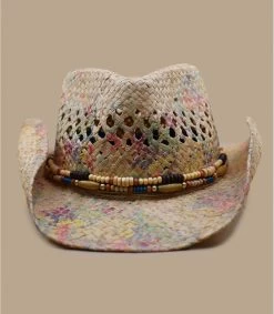 Stetson Western Raffia Natural -Arrêt. Aller. Chapeau. western raffia natural 2