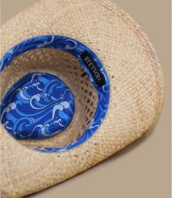 Stetson Western Raffia Natural -Arrêt. Aller. Chapeau. western raffia natural 5