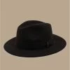 Borsalino Wool Felt Brown -Arrêt. Aller. Chapeau. wool felt brown